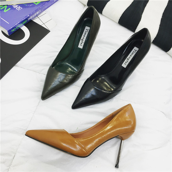 Γυναικεία παπούτσια με  ψηλό τακούνι  - διάφορα χρώματα