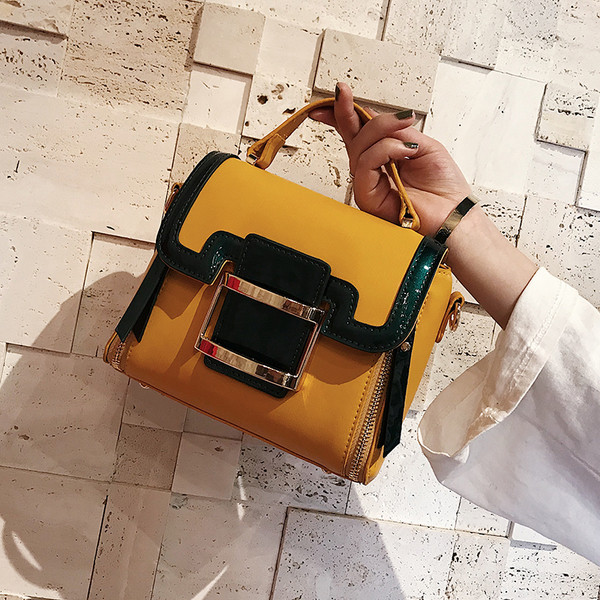 Mini geanta de dama eleganta in mai multe culori cu manere duble