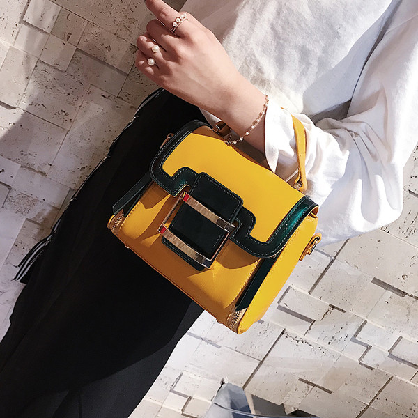 Mini geanta de dama eleganta in mai multe culori cu manere duble