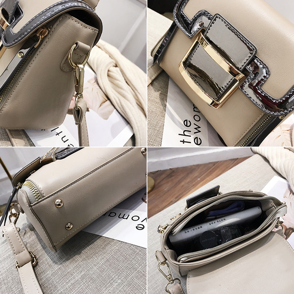 Mini geanta de dama eleganta in mai multe culori cu manere duble