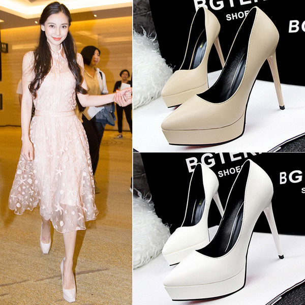 Pantofi de damă eleganti cu tocuri înalte și subțiri - mai multe culori