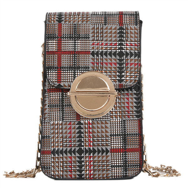 Mini geanta de dama de zi cu zi in forma dreptunghiulara cu maner metalic