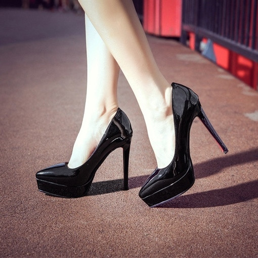 Pantofi eleganti de dama cu toc ascutit - doua modele in mai multe culori