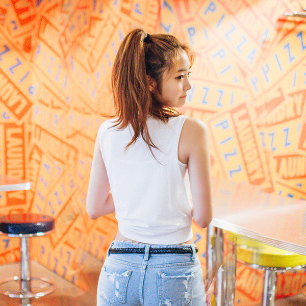 Top de damă model larg cu bustieră în mai multe culori