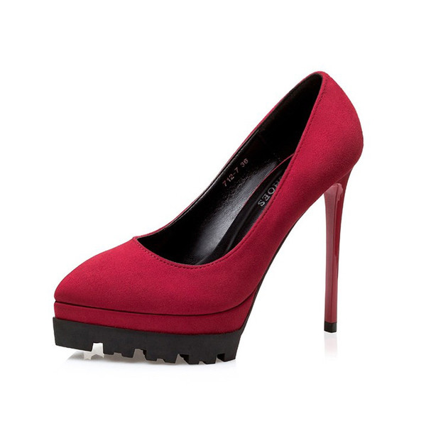 Pantofi de damă cu toc înalt ascuțit - mai multe culori