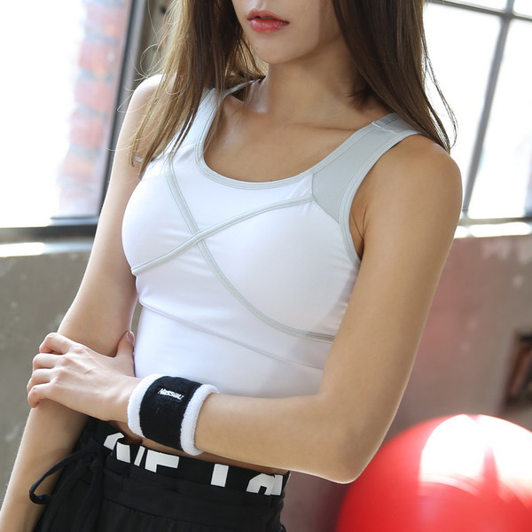 Bustiera sport de dama cu bretele late in doua culori