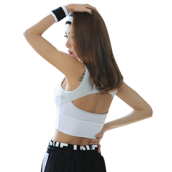 Bustiera sport de dama cu bretele late in doua culori