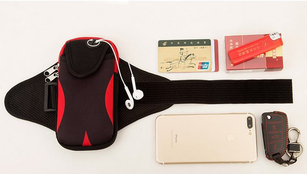 Husă sport pentru telefon cu autocolant mufă pentru căști