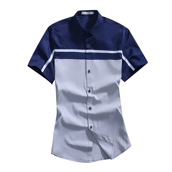 Cămașă de vară pentru bărbați cu mâneci scurte în diferite culori