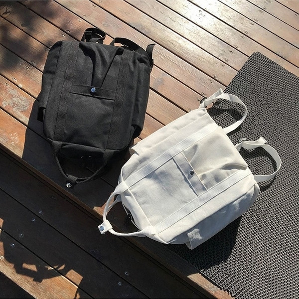 Rucsac casual dama in alb si negru