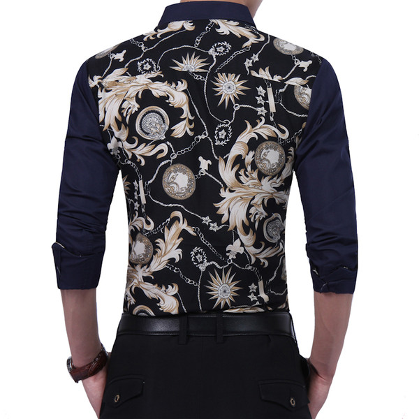 Cămașă modernă cu mâneci lungi și imprimeu potrivită pentru utilizarea de zi cu zi