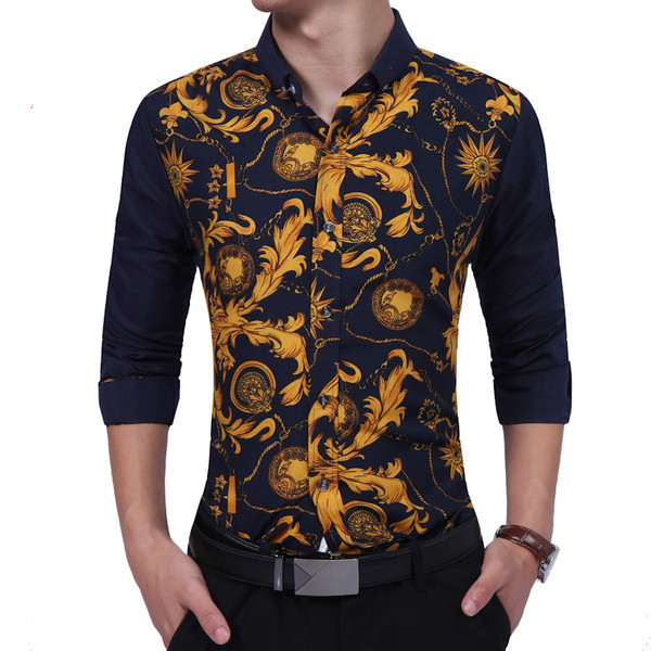 Cămașă modernă cu mâneci lungi și imprimeu potrivită pentru utilizarea de zi cu zi