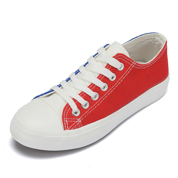 Adidași colorați pentru bărbați din material textil, potriviți pentru utilizarea de zi cu zi