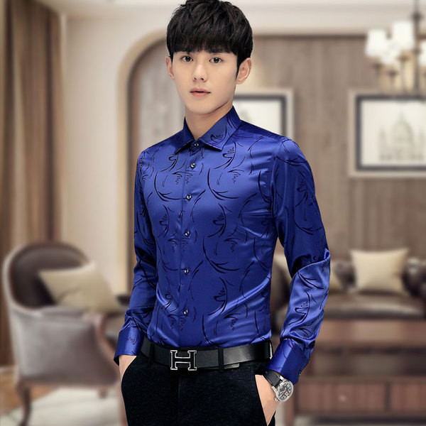 Cămașă stilată pentru bărbați în diferite culori și imprimeuri