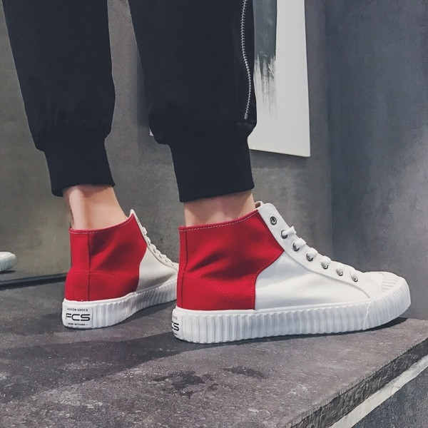 Tenisi inalti actuali in doua culori, pentru barbati