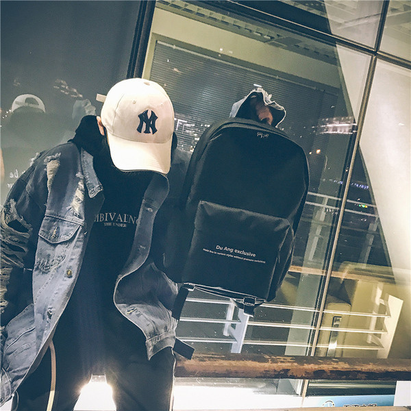 Rucsac de zi cu zi unisex cu inscripție în mai multe culori