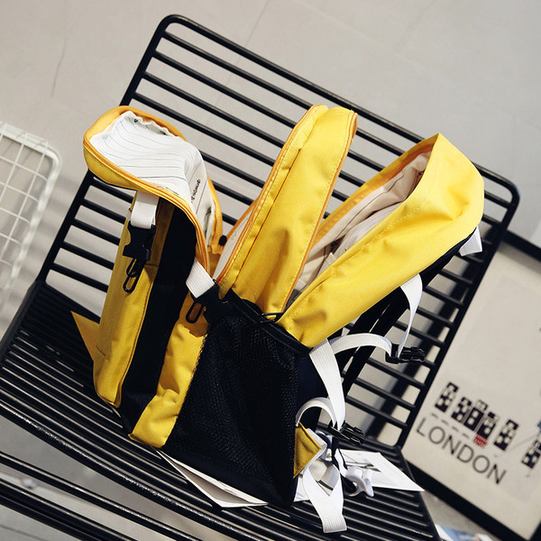 Rucsac casual de damă cu o inscripție - mai multe culori