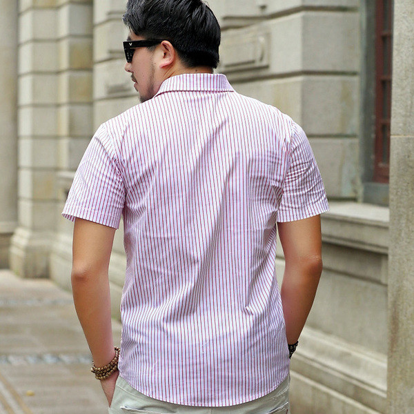 Cămașă de vară pentru bărbați cu mâneci scurte model larg în diferite culori