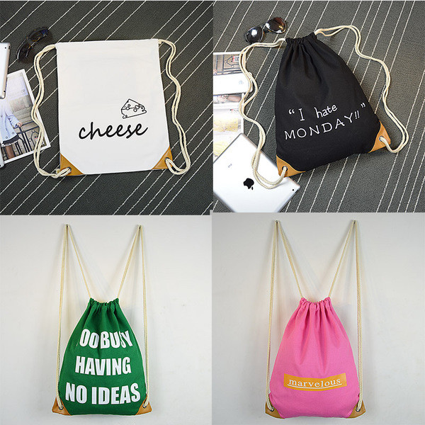 Sport - rucsac pentru femei de zi cu zi cu o inscripție - mai multe modele