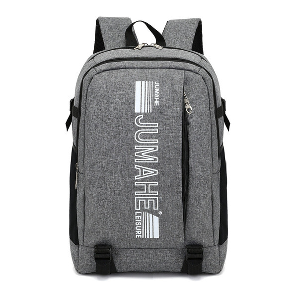 Раница с квадратна форма унисекс с надпис - няколко цвята