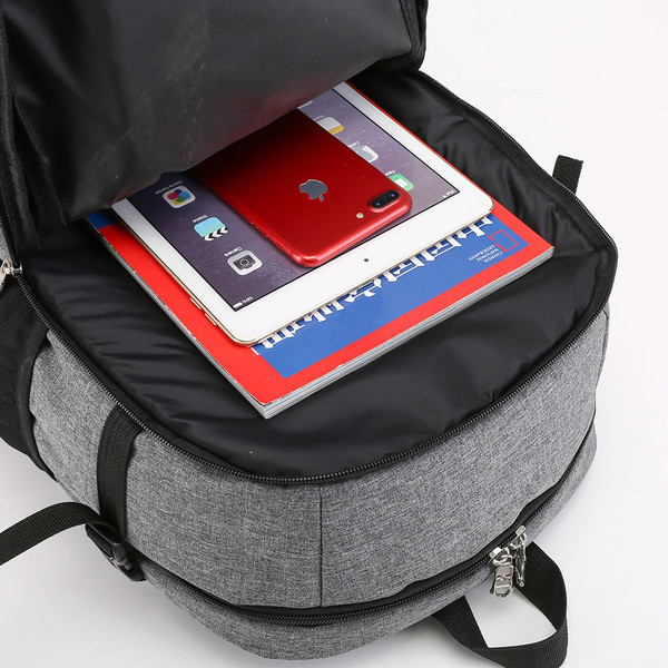 Раница с квадратна форма унисекс с надпис - няколко цвята