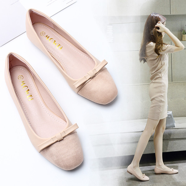 Pantofi casual la moda cu panglica decorativa in trei culori pentru doamne