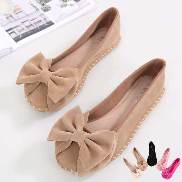 Pantofi de dama actuali in mai multe culori cu panglica mare