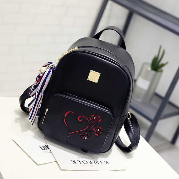 Rucsac elegant de dama cu motive florale - doua modele