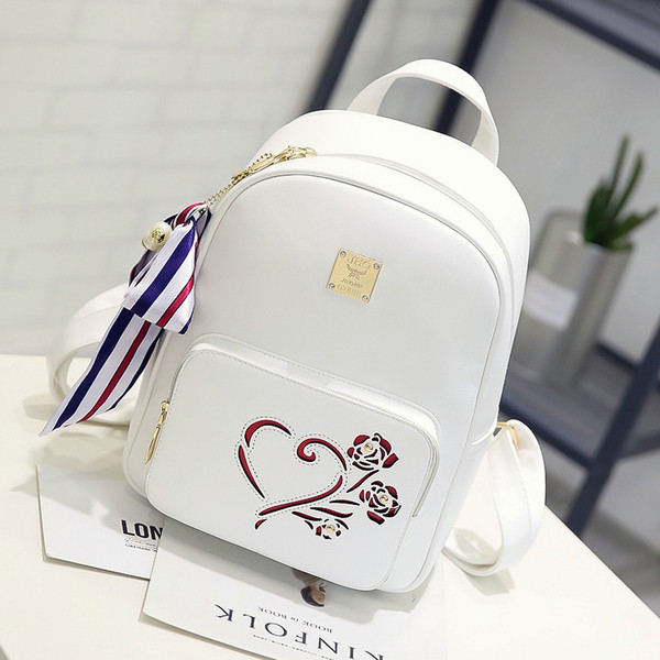 Rucsac elegant de dama cu motive florale - doua modele