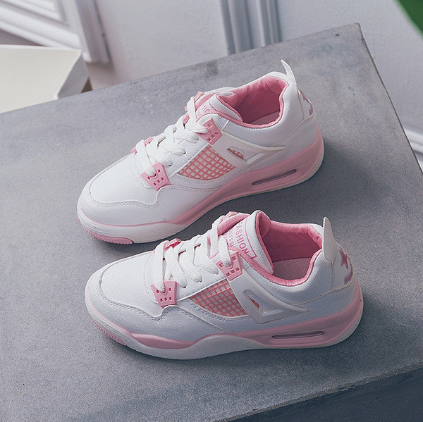 Adidași de vară damă cu elemente suplimentare pentru conexiuni și plasă