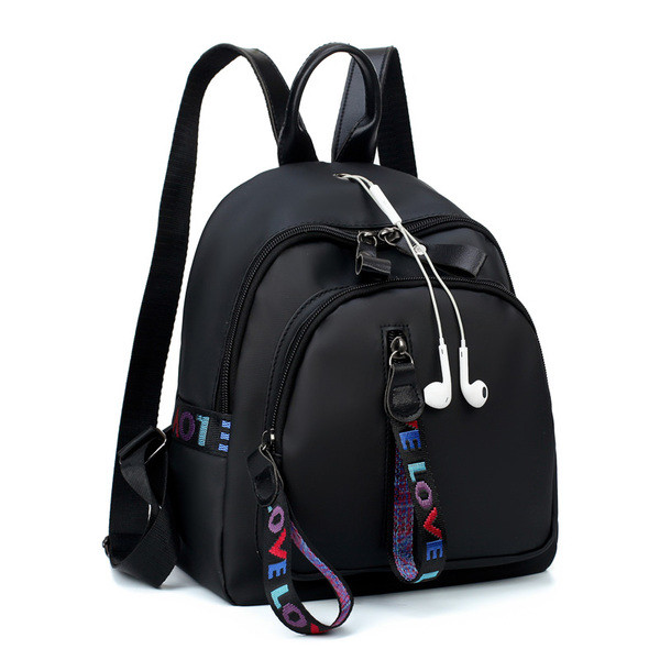 Sport - rucsac pentru femei de zi cu zi în negru