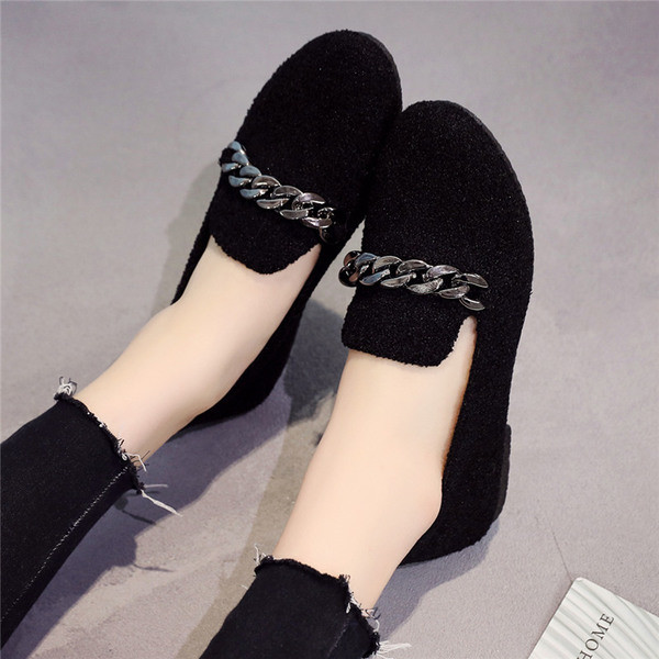 Pantofi de panza dama in trei culori cu element decorativ metalic