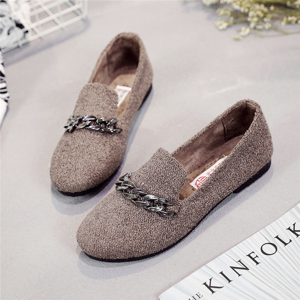 Pantofi de panza dama in trei culori cu element decorativ metalic