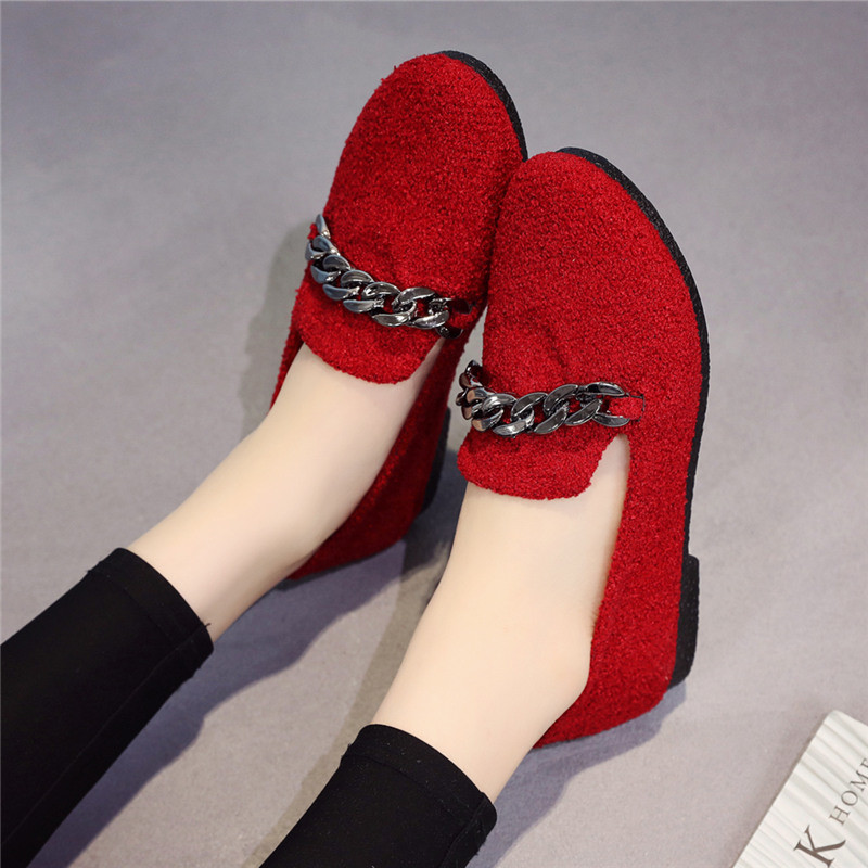 Pantofi de panza dama in trei culori cu element decorativ metalic