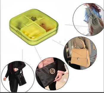 Практичен и удобен за носене едноседмичен органайзер за хапчета