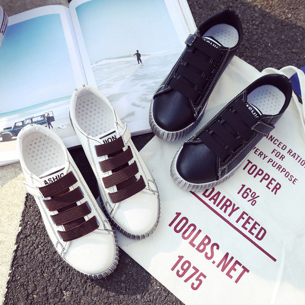 Tenisi casual dama in doua culori cu velcro colorat