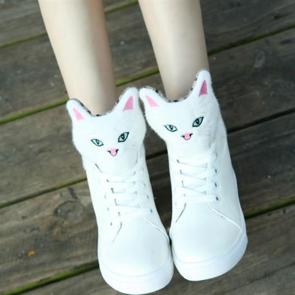 Adidasi de dama alb-negru cu decor 3D