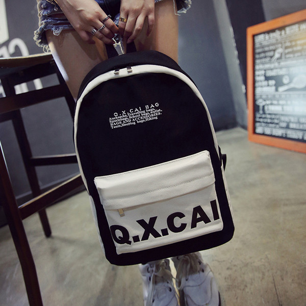 Rucsac de damă de zi cu zi cu inscripții - 4 modele