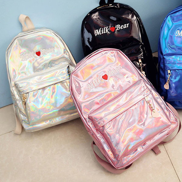 Небрежна дамска раница с бродерия в няколко цвята