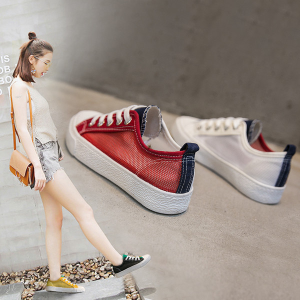 Tenisi dama colorati cu plasa in diferite culori