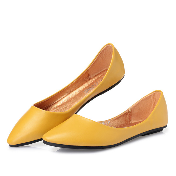 Pantofi practici de primăvară-vară în diferite culori proaspete pentru doamne