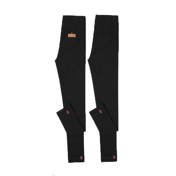 Sport - alkalmi női leggings - két modell fekete színben