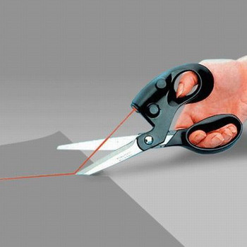 Ножица от ново поколение с лазер за по-равно рязане 