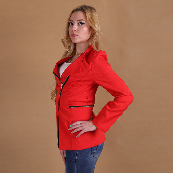 Stílusos női kabát oldalt rögzítéssel több színben