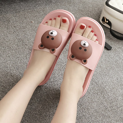 Papuci de dama moi cu animatie in mai multe culori, potriviti pentru utilizarea de zi cu zi