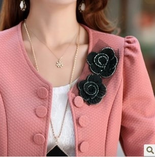 Geaca scurta dama in mai multe culori cu decor 3D