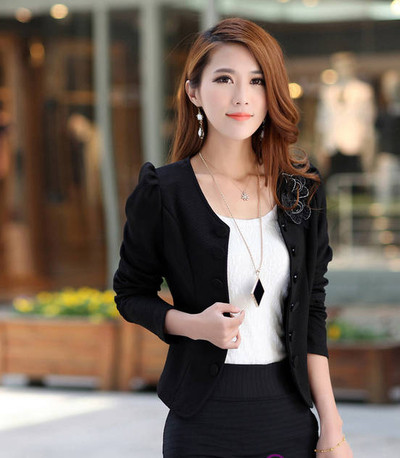 Γυναικείο σακάκι  σε διάφορα χρώματα με 3D διακόσμηση