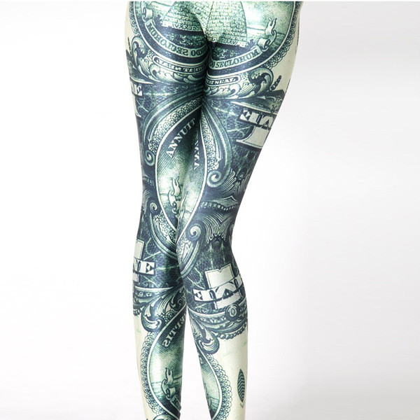 Καθημερινό γυναικείο κολάν με έγχρωμη εκτύπωση