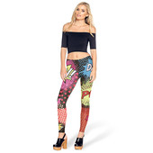 Mindennapi női leggings érdekes mintával