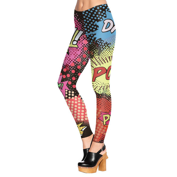 Καθημερινό γυναικείο κολάν με ενδιαφέρουσα εκτύπωση